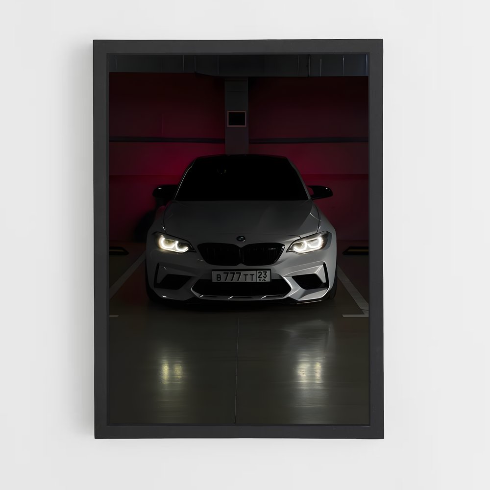 Poster Parking Privilégié – affiche BMW (vue 2)